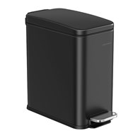 Wąski kosz na śmieci kosmetyki 5 L czarny