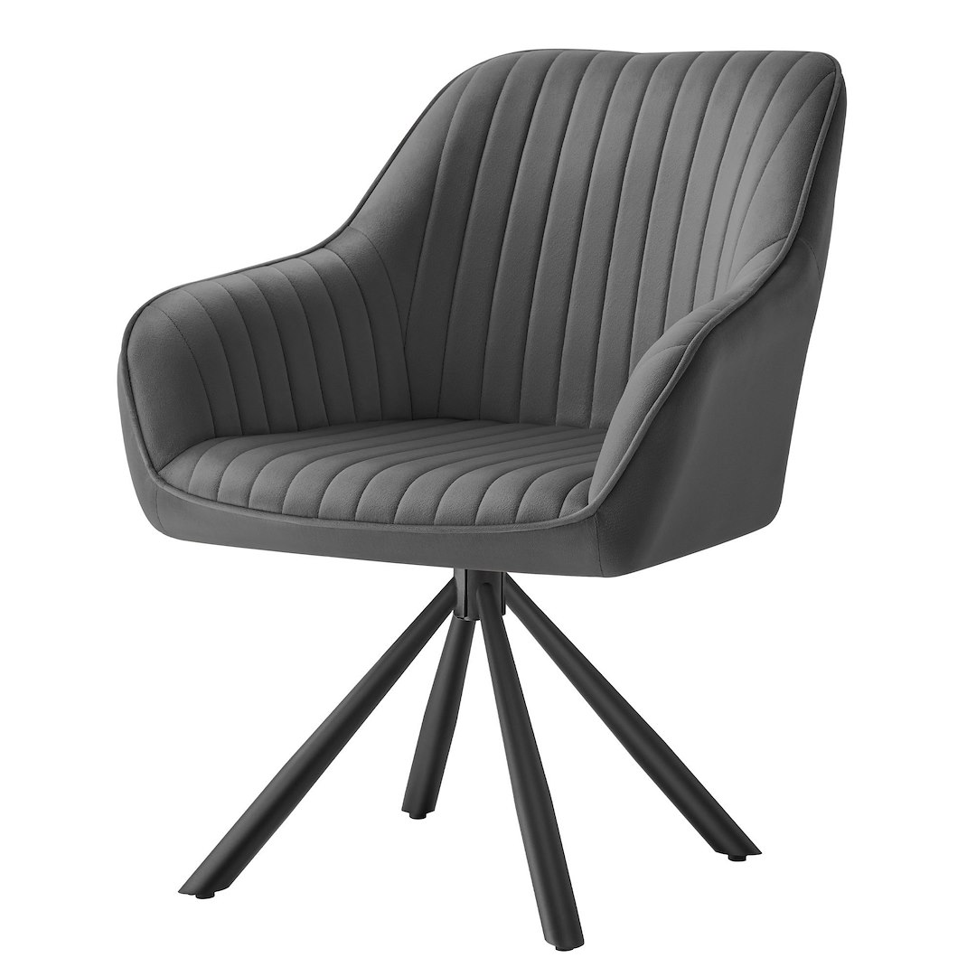 Krzesło do jadalni obrotowe siedzisko 360°