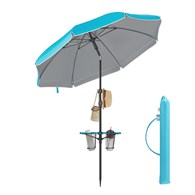 Parasol ogrodowy 160 x 206 cm niebieski