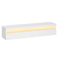 Wisząca szafka pod TV z oświetleniem LED
