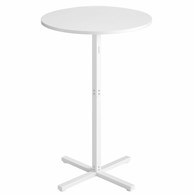 Okrągły stół barowy 60 cm biały