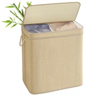 Bambusowy kosz na pranie 130 L