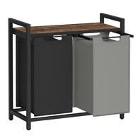 Kosz na pranie z 2 przegrodami 92 L