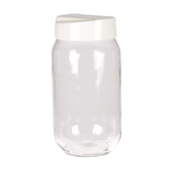 Pojemnik szklany z białą pokrywą 1000ml