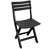 Krzesło ogrodowe składane antracyt