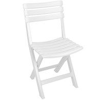 Krzesło ogrodowe składane białe