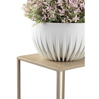 Beżowy kwietnik stojący 70 cm