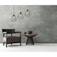 Lampa geometryczna Diamond czarna 25 cm Wykonana z metalu, nowoczesny design, dł. przewodu 90 cm, gwint E27, zasilanie 230V