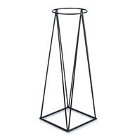 Nowoczesny kwietnik stojący 96 cm metal Wykonany z metalu, wysoki 96 cm, prosty i stylowy stojak czarny na kwiaty i rośliny w stylu industrialnym, loft czy minimalistycznym