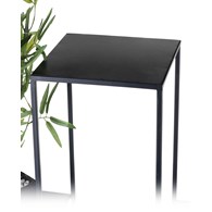 Czarny industrialny kwietnik ARKA 70 cm