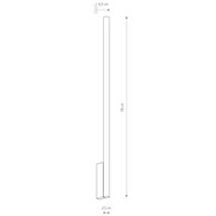 Kinkiet LASER XL 78cm br¤z 2xG9