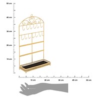Metalowy stojak na biżuterię Gold Tia