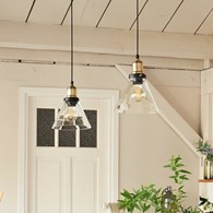 Wisząca lampa stożkowa Alak