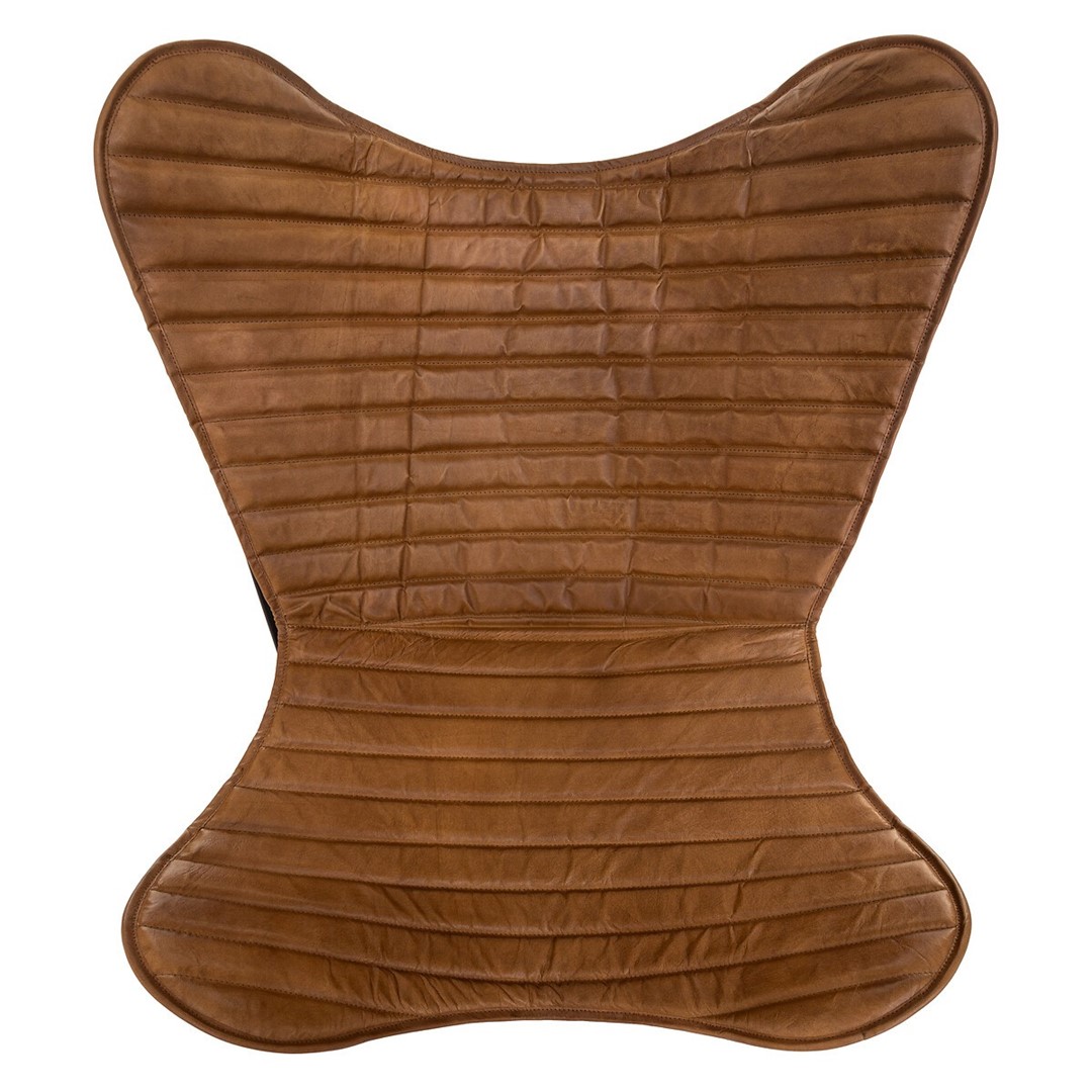 Skórzany fotel Butterfly Lined