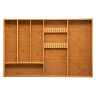 Bambusowy organizer na sztućce 58x38 cm