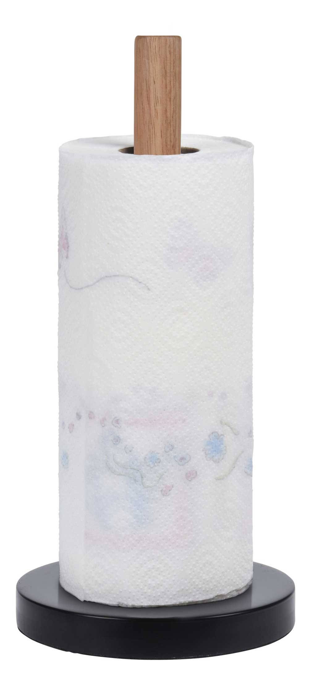 Stojak na ręczniki papierowe bambus 31cm