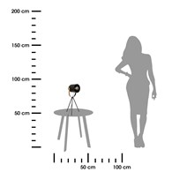 Lampa stołowa na trójnogu Bil 45 cm