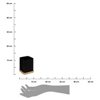 Kubek na szczoteczki Natureo Black