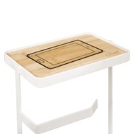 Stojak na papier toaletowy Modern White