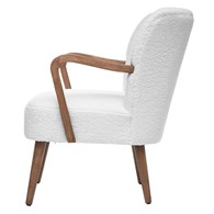Krzesło Chiara White Boucle
