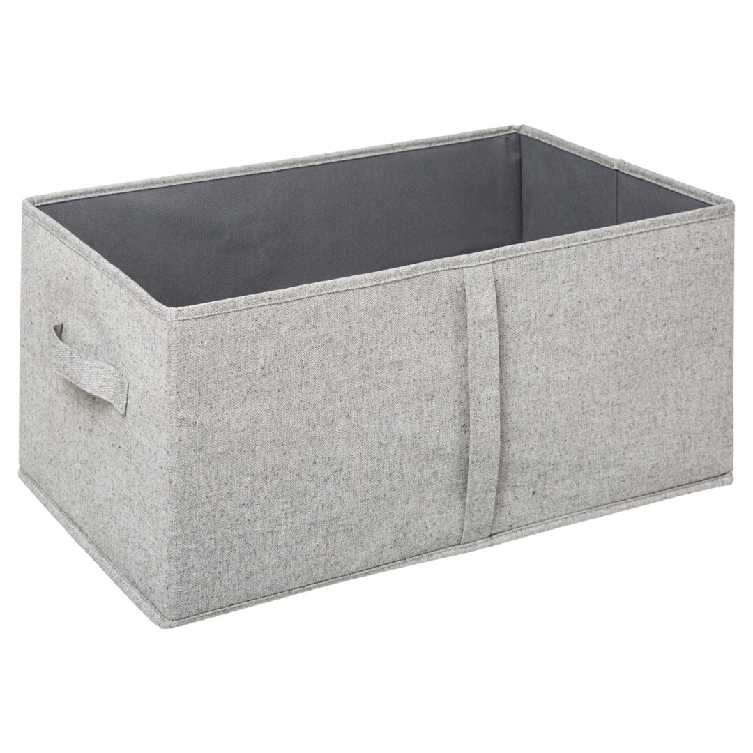Pudełko do przechowywania Orga 50x31 cmSkładane i wygodne w użytkowaniu, idealne do przechowywania ubrań, koców, książek bądź zabawek, wyposażone w uchwyt i pokrywę