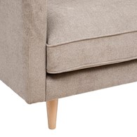 Sofa 3-osobowa Candice velvet beżowa