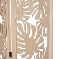 Parawan drewniany Palm Leaf Wykonany z drewna i MDF-u, stylowy, składany parawan do postawienia w domu, gabinecie kosmetycznym lub lekarskim