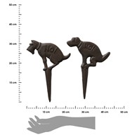 Komplet 2 znaków ogrodowych Doggy