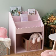 Dziecięca półka na książki różowa Rose