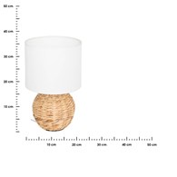 Lampa stołowa kula piaskowa 37cm Hiacynt