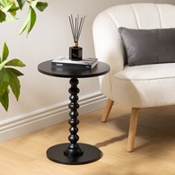 Stolik kawowy czarny 38cm Alix