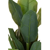 Duży bananowiec w donicy 165 cm Elegancka, wysoka roślina wykonana z tworzywa sztucznego, do dekoracji wnętrz, tarasów, balkonów i ogrodów