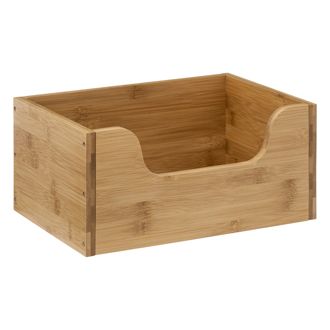 Mały bambusowy pojemnik organizer