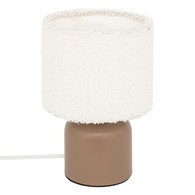 Lampa stołowa brązowa 22cm Bona