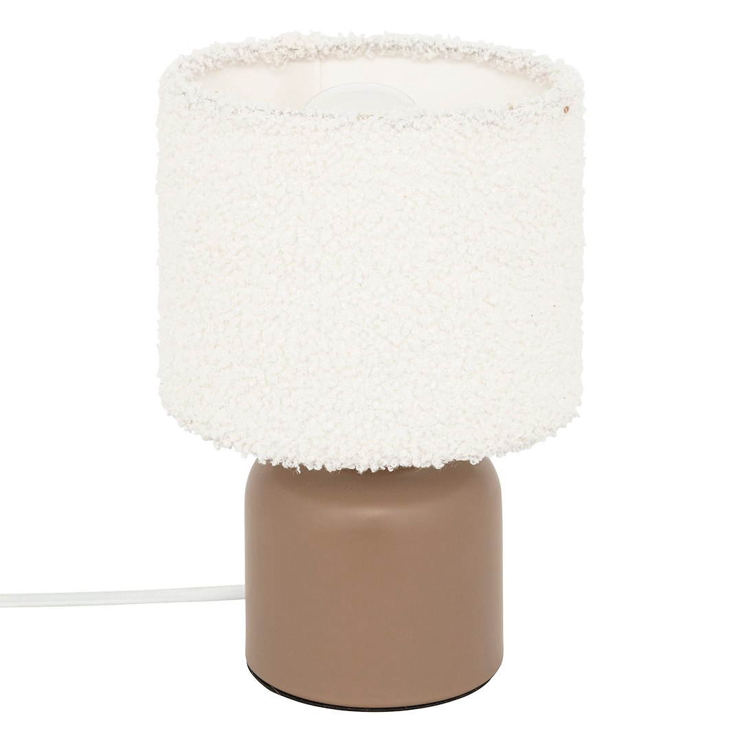 Lampa stołowa brązowa 22cm Bona