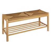 Ławka Maesi 95x35x45 cm naturalne drewno