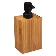 Bambusowy dozownik na mydło Terre Wykonany z drewna bambusowego i tworzywa sztucznego, o pojemności 280 ml, idealny do łazienki lub kuchni