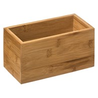 Pudełko bambusowe na drobiazgi Wykonane z drewna bambusowego, do organizacji kuchni lub łazienki, do przechowywania rzeczy