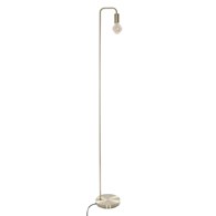 Lampa podłogowa Keli złota 150 cm Wykonana z metalu, okrągła podstawa, minimalistyczny i elegancki design