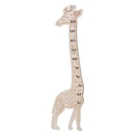 Miarka wzrostu dla dzieci ŻyrafaBeżowa miarka wzrostu z motywem żyrafy 50-140 cm
