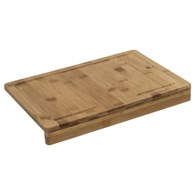 Bambusowa deska do krojenia 35x24 cmWykonana z trwałego drewna bambusowego, łatwa w czyszczeniu, sprawdzi się również jako osłona blatów kuchennych czy stolnica
