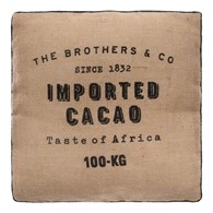 Jutowa poduszka do siedzenia Cacao Siedzisko podłogowe wykonane z juty, sprawdzi się jako dodatkowe miejsce do siedzenia, wymiary 40x40 cm