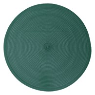 Podkładka na stół Braid Emerald okrągła Szmaragdowa podkładka na stół, okrągła, wykonana z wysokiej jakości tworzywa, średnica 38 cm