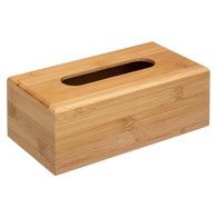 Bambusowy chustecznik Terre Wykonany w pełni z drewna bambusowego, stylowe i praktyczne pudełko, z wysuwanym dołem do umieszczenia chusteczek