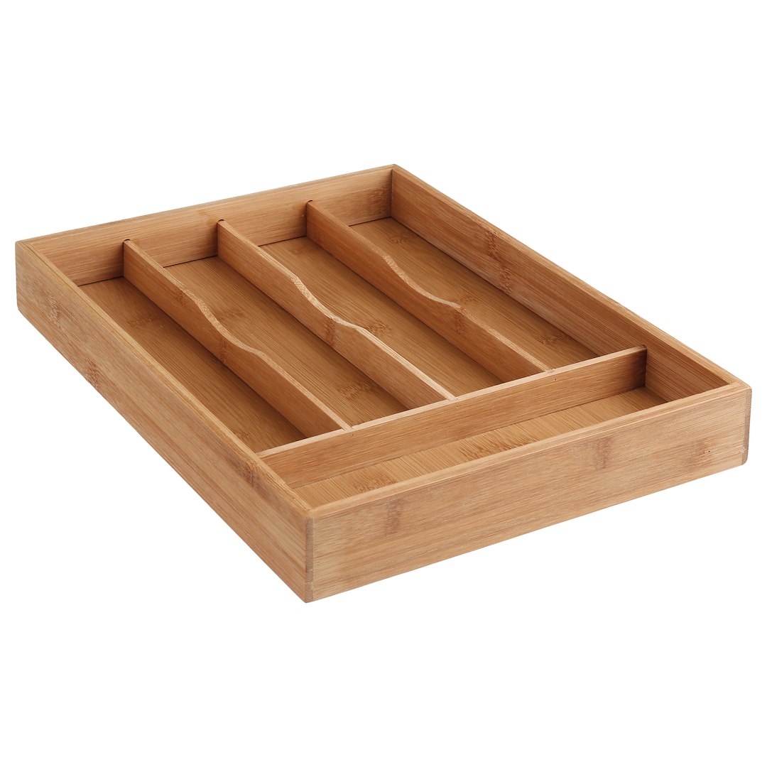 Bambusowy organizer na sztućce 25x34 cm