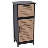 Półka stojąca łazienkowa MDF brązowa Bergen