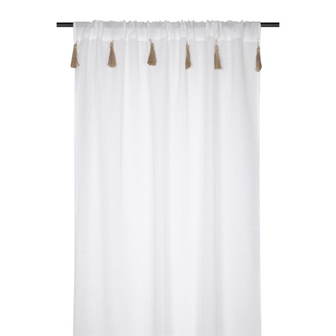Firana boho IBIZA 140x260 off white