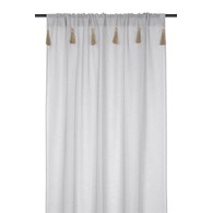 Firana boho IBIZA 140x260 naturalna beżowa