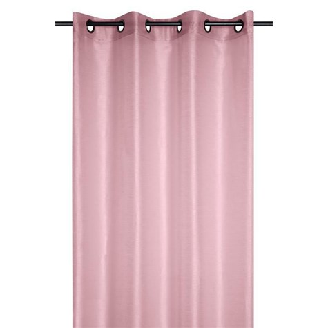Firana LINWOOD 140x260 różowa błyszcząca