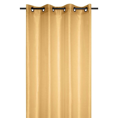 Firana LINWOOD 140x260 musztardowa błysz